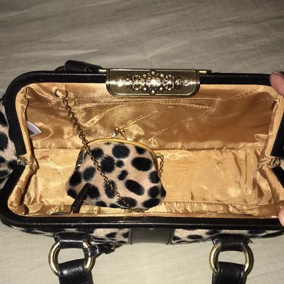 Necessary Objects leopard print bag & coin purse - Picture 4 of 6